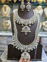 American Diamond Stones Bridal Combo