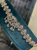 American Diamond Stones Bridal Hip Chain - Nakshatra Jewels