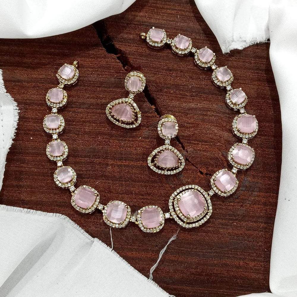 AD Stones Necklace - Nakshatra Jewels