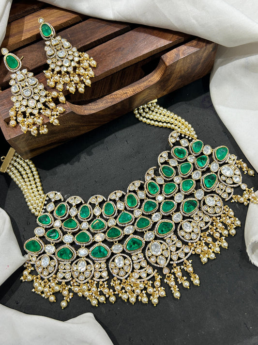 Moissanite Stones Bridal Neckset