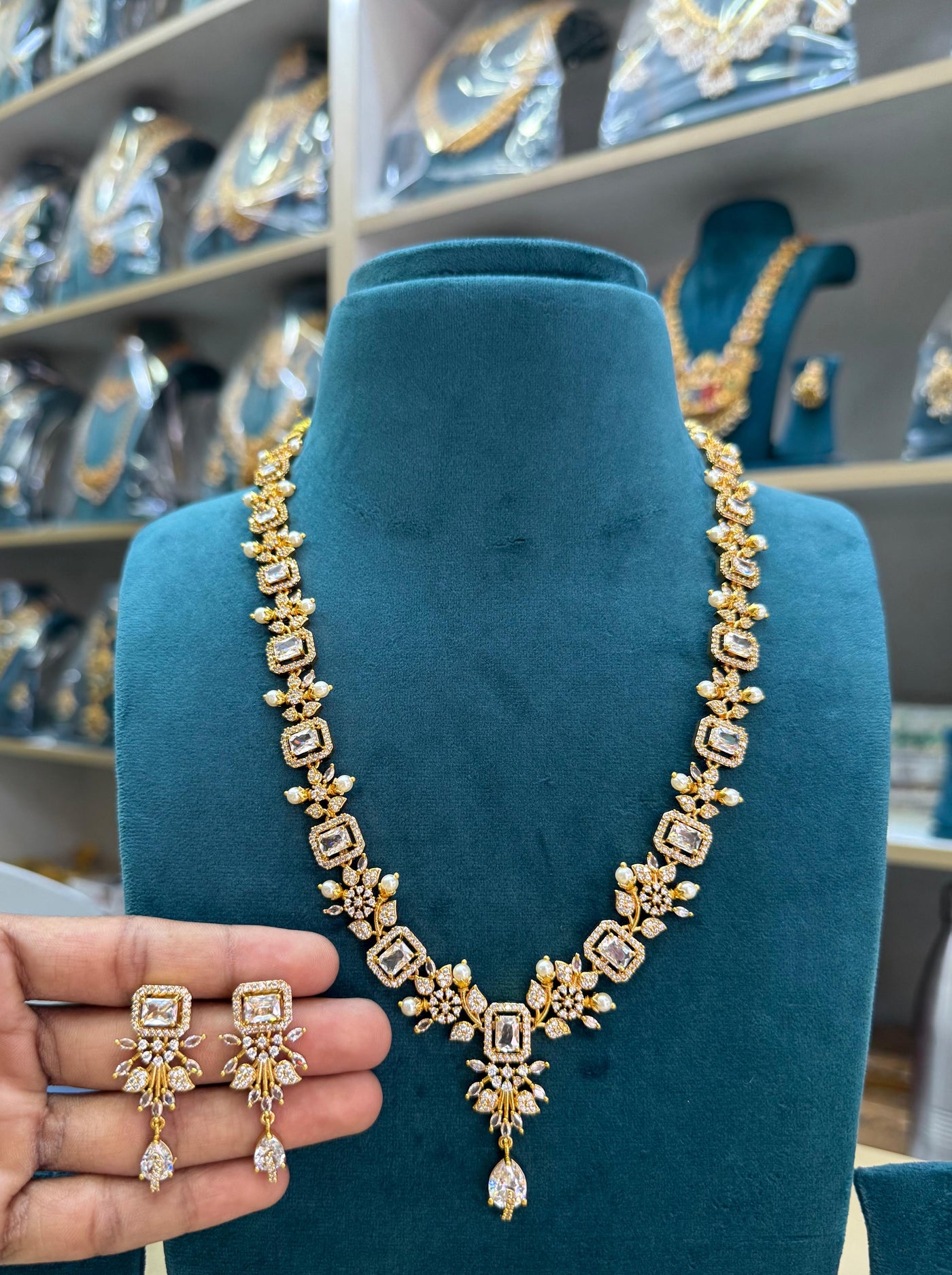 AD Stones Necklace