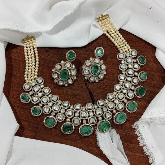 Moissanite Stones Bridal Necklace