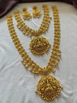 Nakshi Work with Kempu Stones Bridal Combo