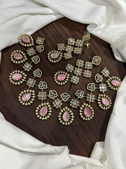 American Diamond Stones Necklace