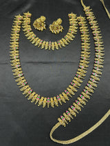 Nakshi Work with Kundan Stones Bridal Combo Set