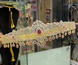 American Diamond Stones Bridal Hip Belt - Nakshatra Jewels