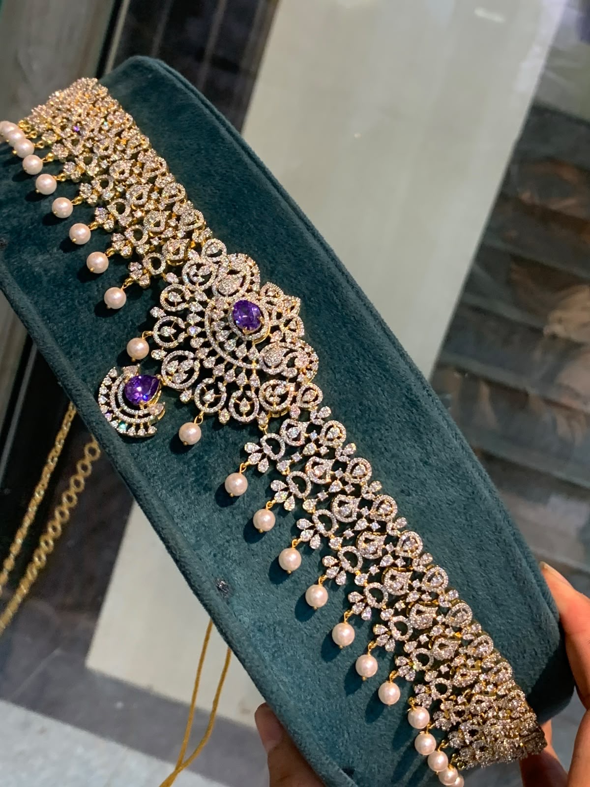 American Diamond Stones Bridal Hip Chain