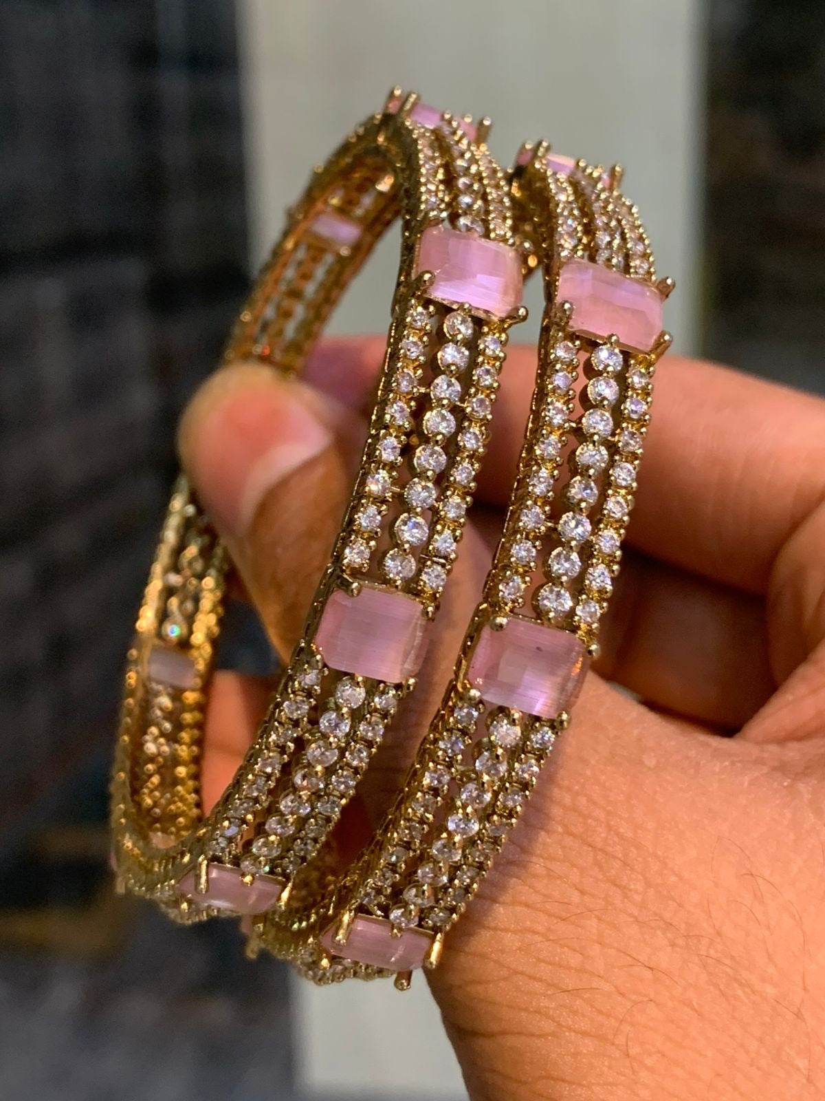 Victorian Polish AD Stone Bangles