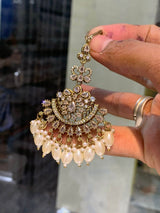 Victorian Polish AD Stones Tikka - Nakshatra Jewels