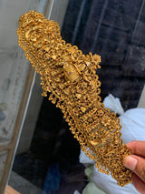 Nagasi Work with Kempu Stones Bridal Hip Belt - Nakshatra Jewels
