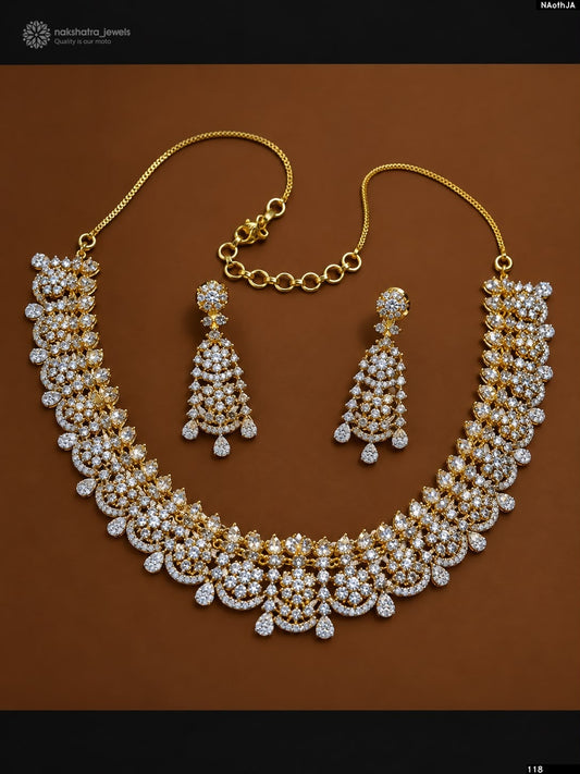 AD Stones Necklace