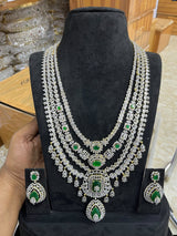 American Diamond Stones Bridal Haram