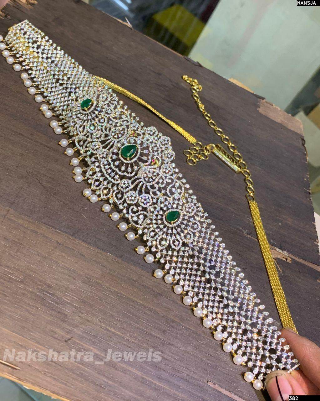 American Diamond Stones Bridal Hip Chain