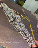 American Diamond Stones Bridal Hip Chain - Nakshatra Jewels