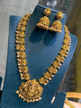 Nakshi work with AD Stones Haram - Nakshatra Jewels