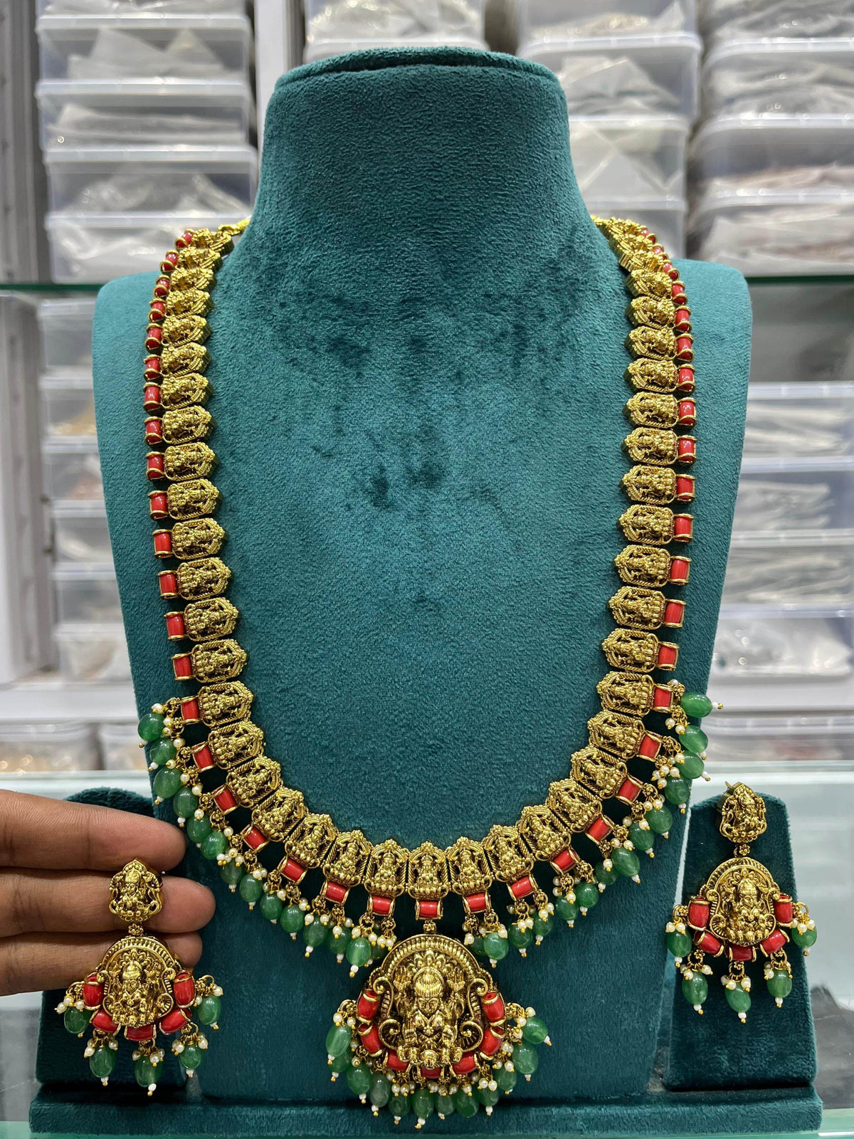 Nagasi Work with Coral Beads Haram