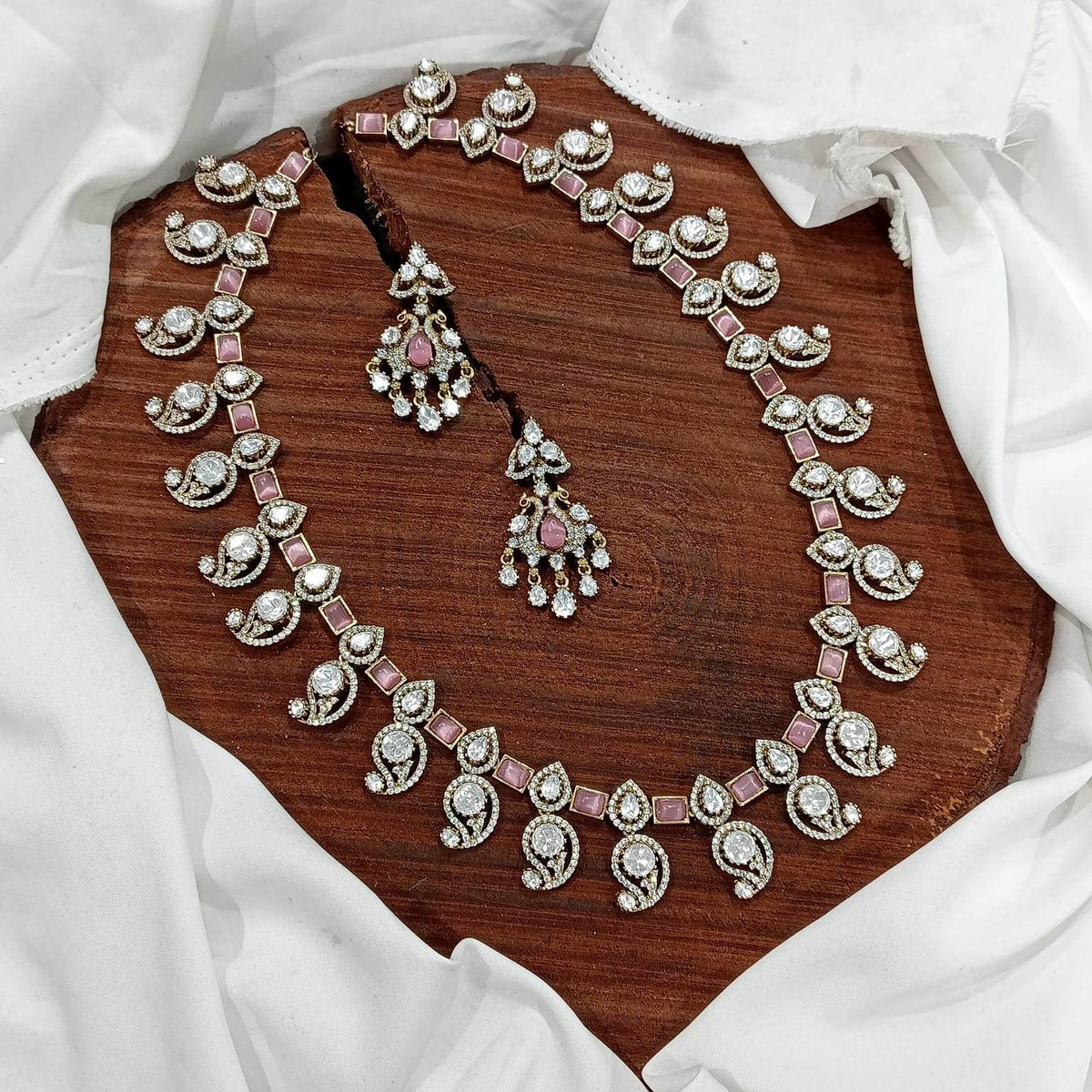 Moissanite Stones Bridal Haram