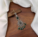 Victorian Polish AD Stones Tikka - Nakshatra Jewels