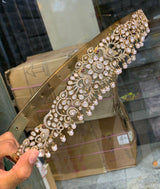 Moissanite Stones Bridal Hip Belt - Nakshatra Jewels