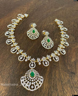 American Diamond Stones Necklace - Nakshatra Jewels