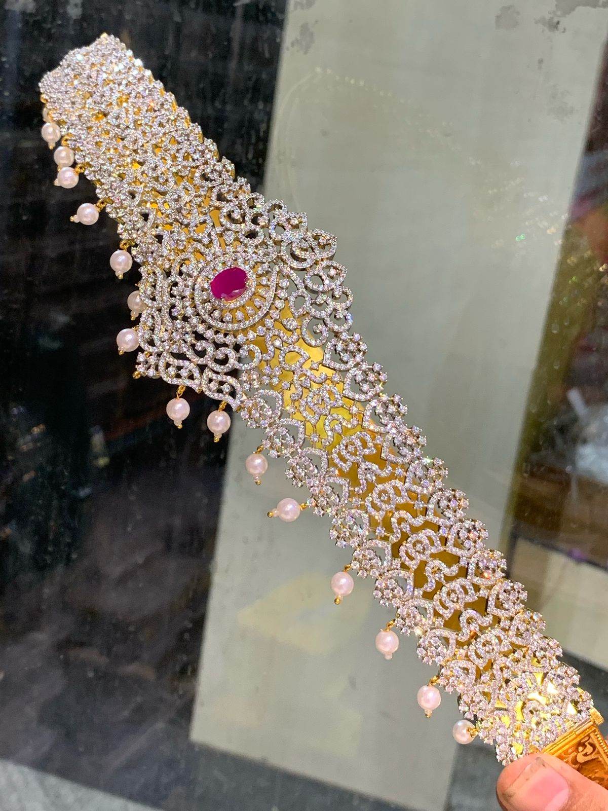 American Diamond Stones Bridal Hip Belt