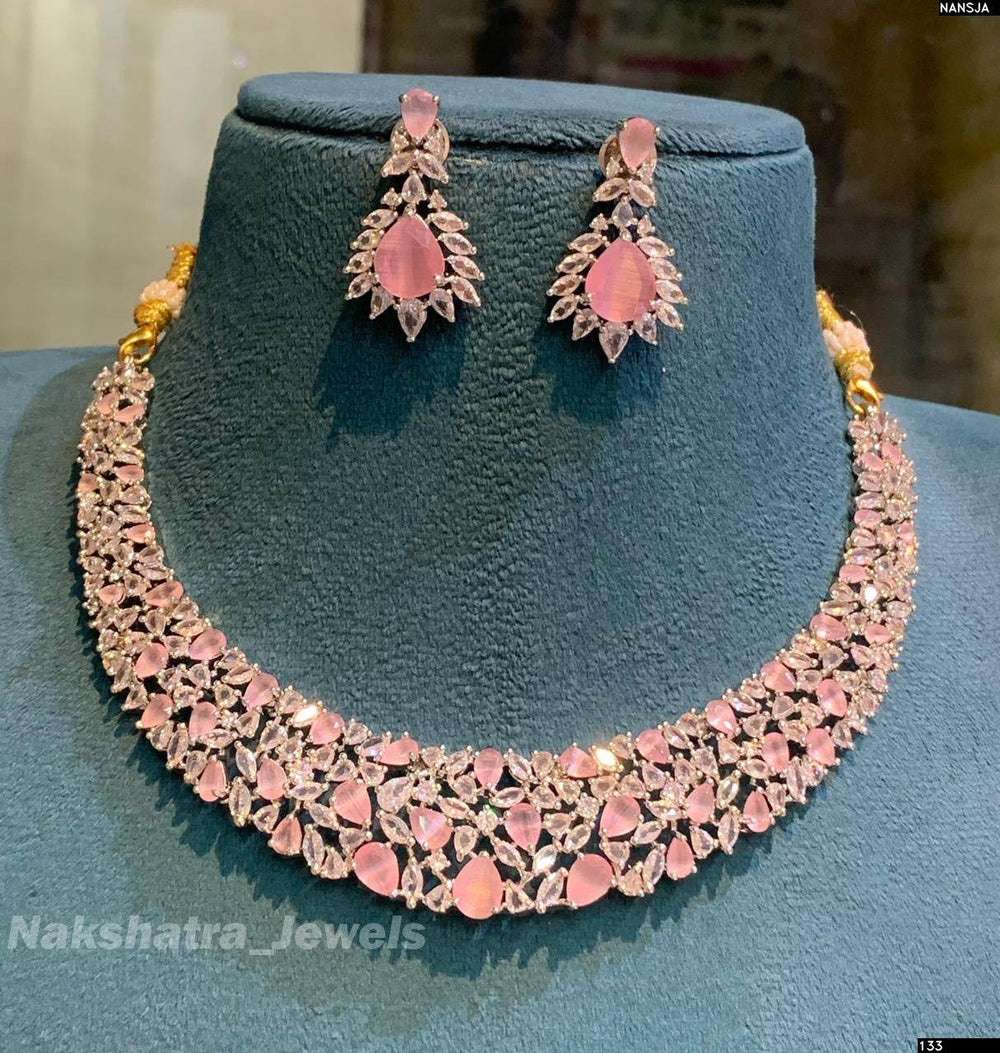 AD Stones Choker - Nakshatra Jewels