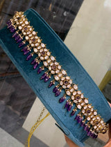 Moissanite Stones Bridal Hip Chain - Nakshatra Jewels