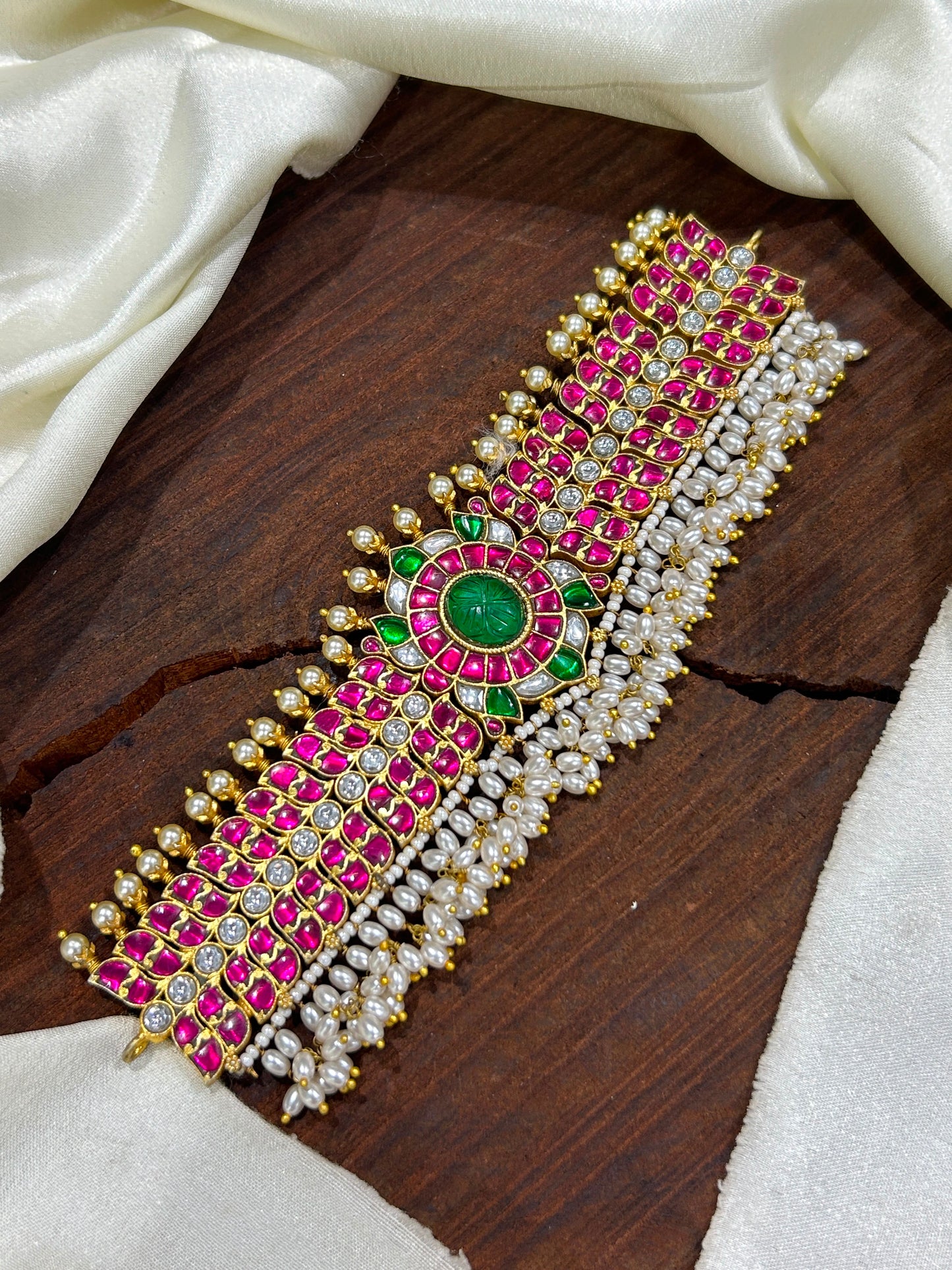 Jaadu Kundan Stones Bridal Choker