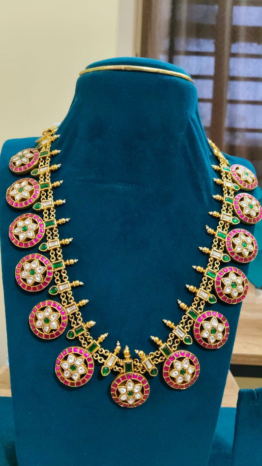 Jaadu Kundan Stones Bridal Necklace