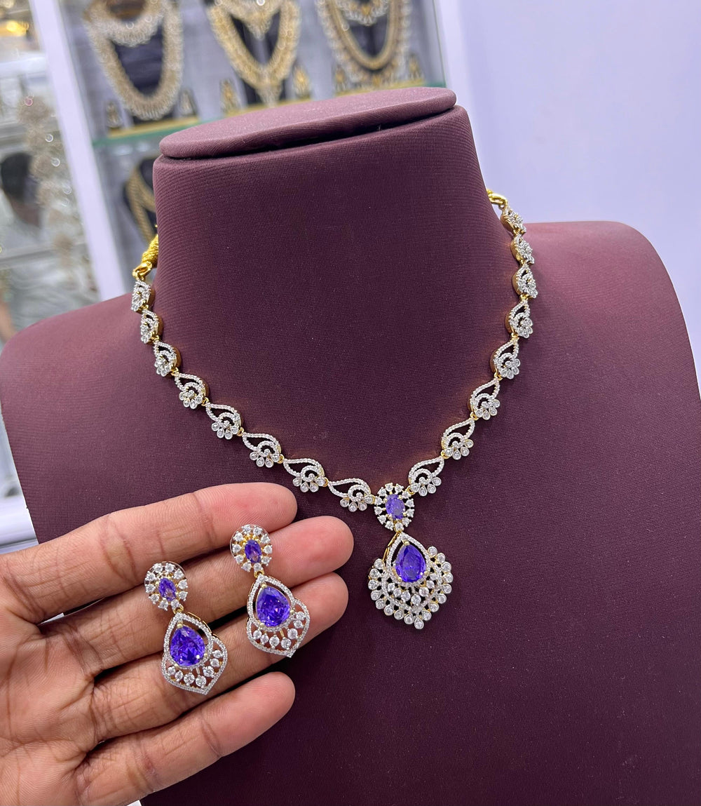 AD Stones Necklace