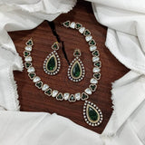 Mossanite Stones Necklace - Nakshatra Jewels