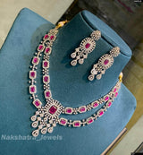 American Diamond Stone Necklace - Nakshatra Jewels
