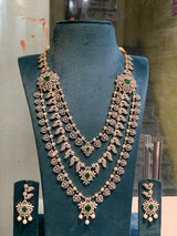 American Diamond Stones Bridal Layer Haram