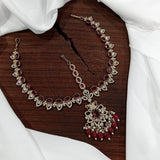 Victorian Polish AD Stones Headset - Nakshatra Jewels