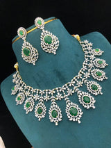 American Diamond Stone Necklace - Nakshatra Jewels