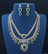 American Diamond Stone Necklace - Nakshatra Jewels