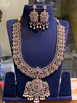 American Diamond Stones Bridal Haram