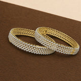 AD Stone Bangles (Openable)