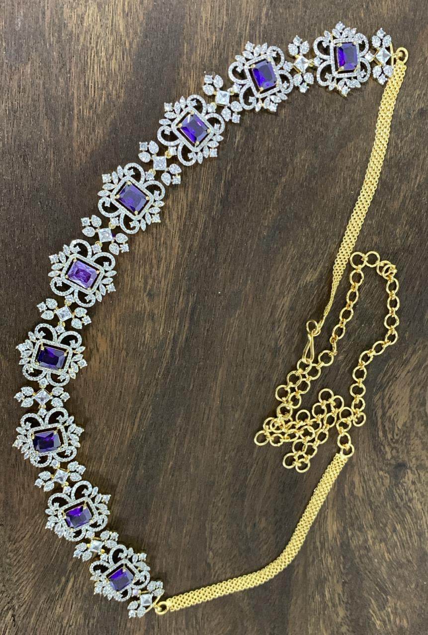 American Diamond Stones Bridal Hip Chain