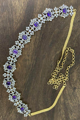 American Diamond Stones Bridal Hip Chain - Nakshatra Jewels