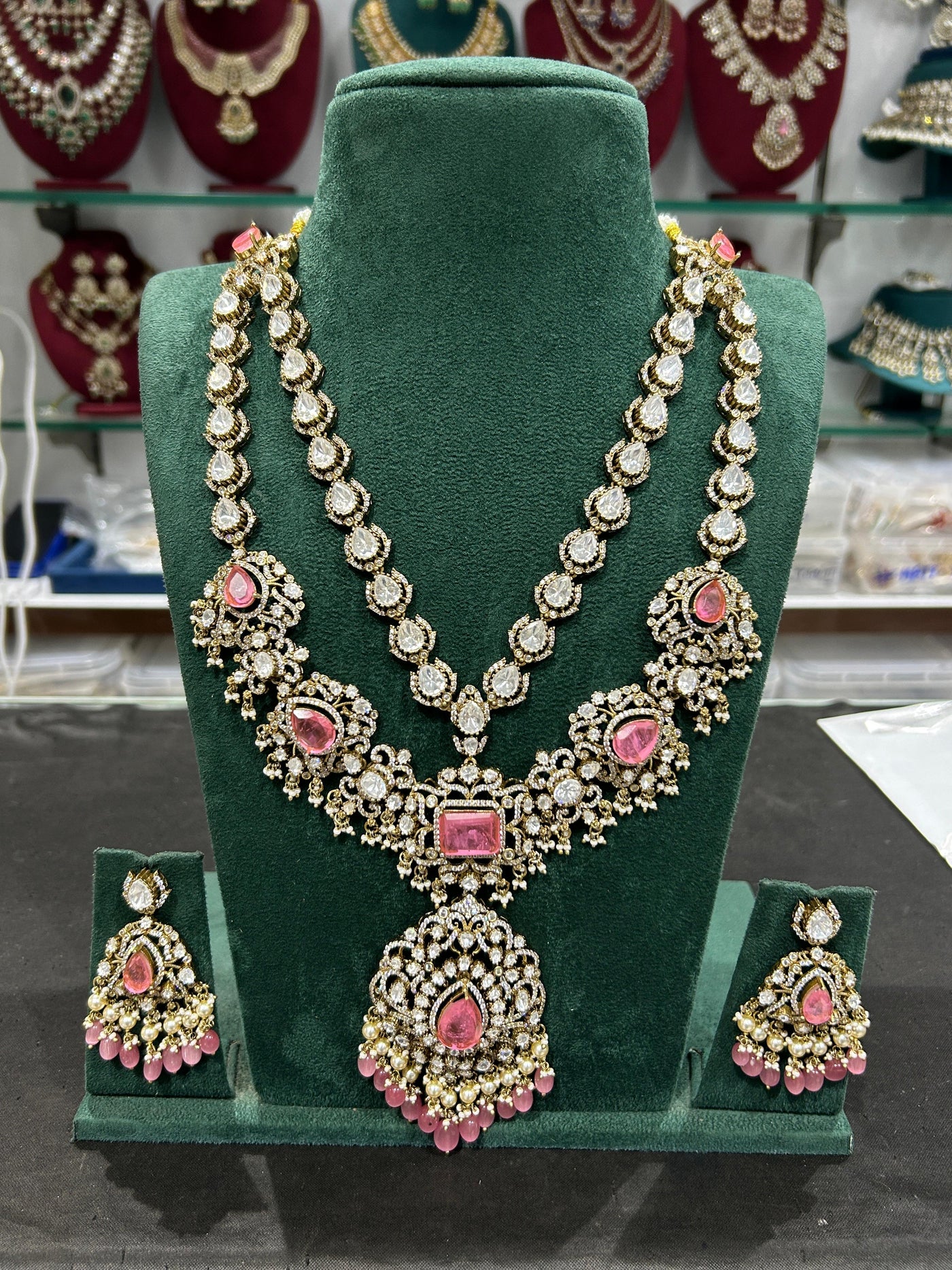 Moissanite Stones Bridal Designer Haram