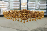 Nakshi Work with AD Stones Bridal Hip Belt (Gold Replica) - Nakshatra Jewels