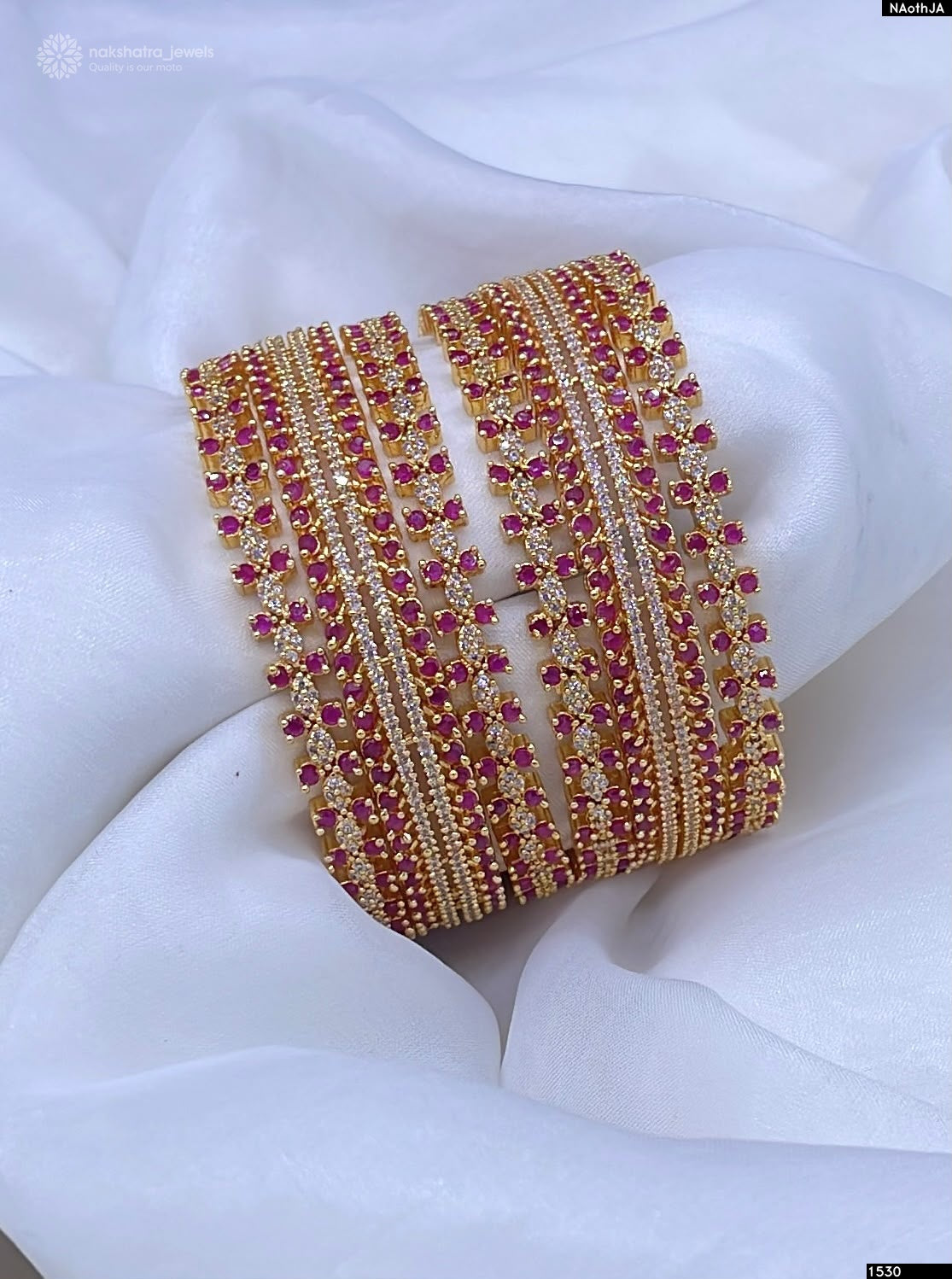 AD Stone Bangles