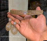 Victorian Polish AD Stones Choker - Nakshatra Jewels