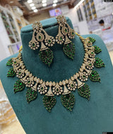 Victorian Polish AD Stones Necklace