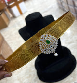 Premium Matt Belt with AD Stone Pendent