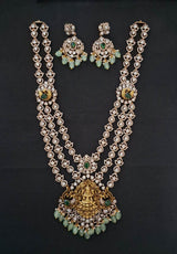 Moissanite & AD Stones Bridal Haram - Nakshatra Jewels