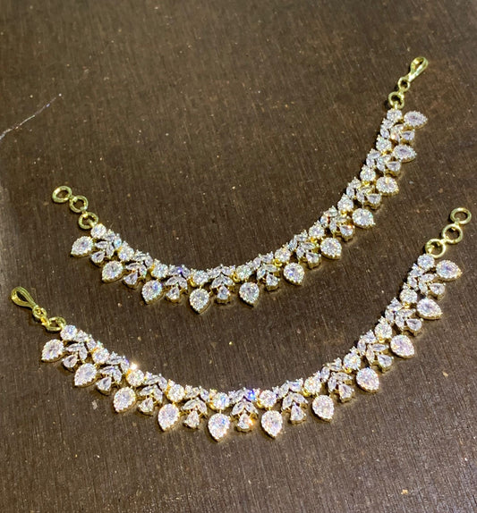 AD Stones Ear Chains