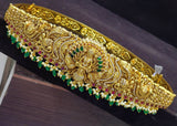 Nakshi Work with AD Stones Bridal Hip Belt (Gold Replica) - Nakshatra Jewels