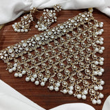 Moissanite Stones Bridal Necklace - Nakshatra Jewels